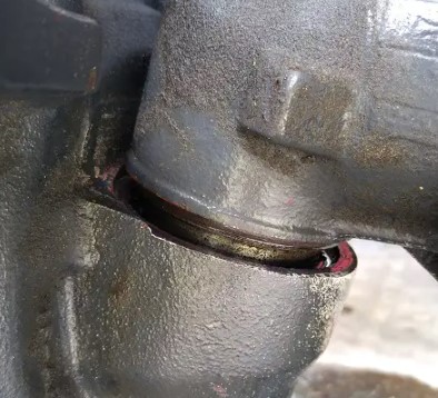 what causes massey ferguson front axle leaking