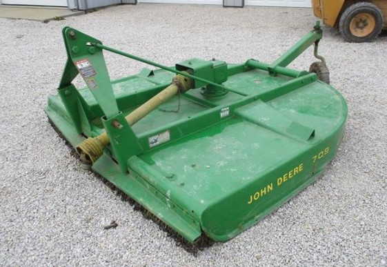 where is the john deere 709 rotary cutter used