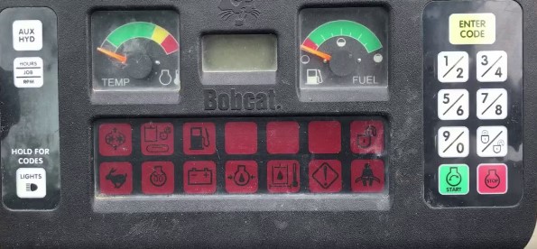 bobcat warning light symbols and their meanings