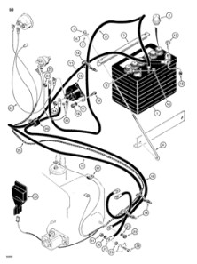 case skid steer system voltage