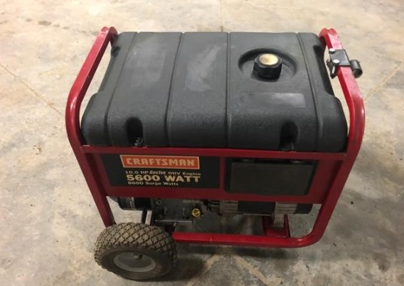 craftsman 5600 w generator specs and features