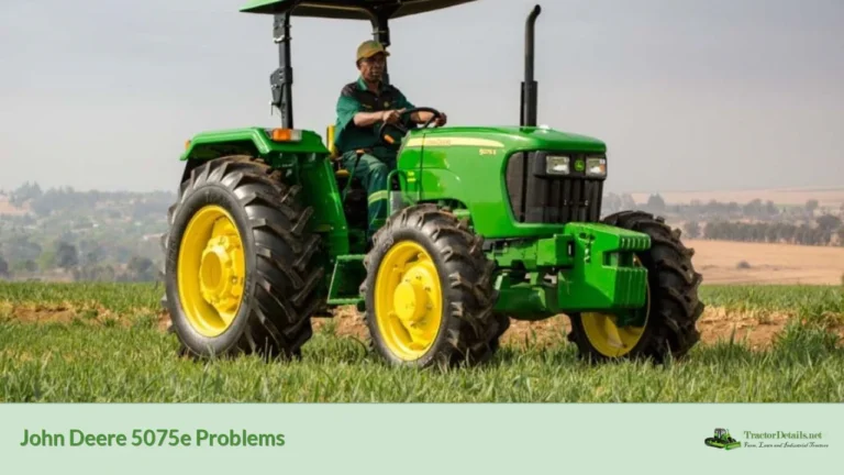 john deere 5075e problems