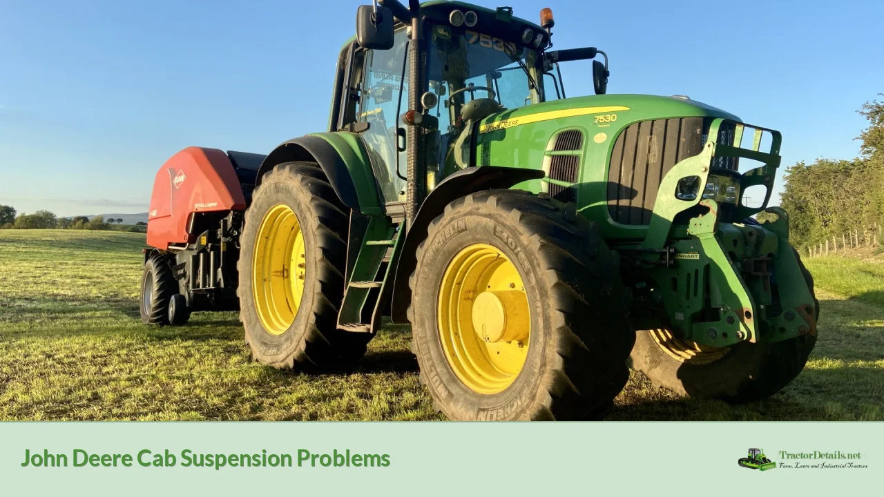 john deere cab suspension problems