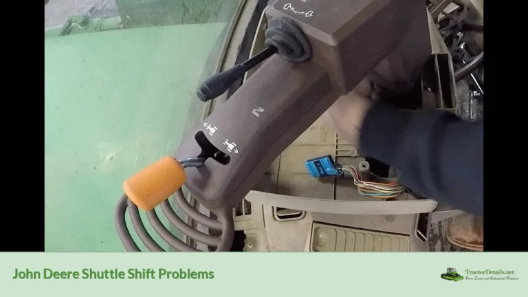 john deere shuttle shift problems