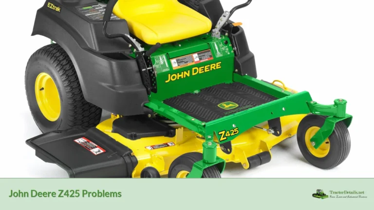 john deere z425 problems