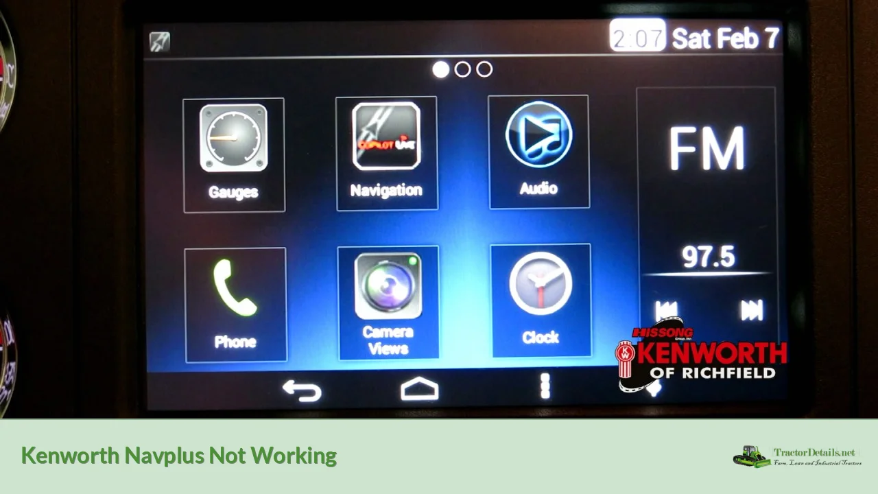 kenworth navplus not working
