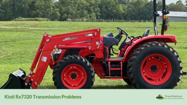 kioti rx7320 transmission problems