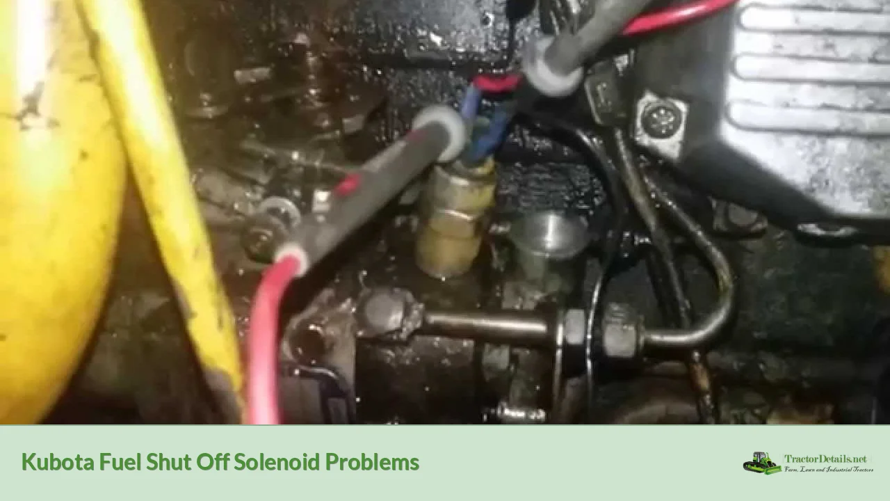 kubota fuel shut off solenoid problems