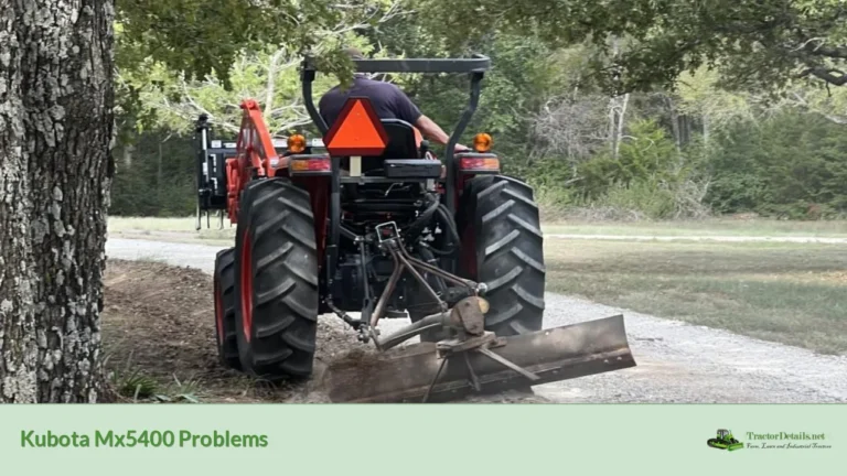 kubota mx5400 problems