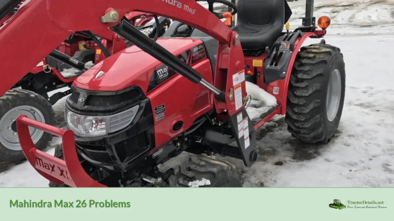 mahindra max 26 problems