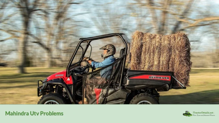 mahindra utv problems