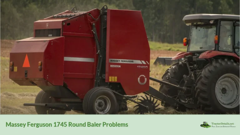 massey ferguson 1745 round baler problems