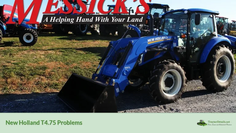 new holland t4.75 problems