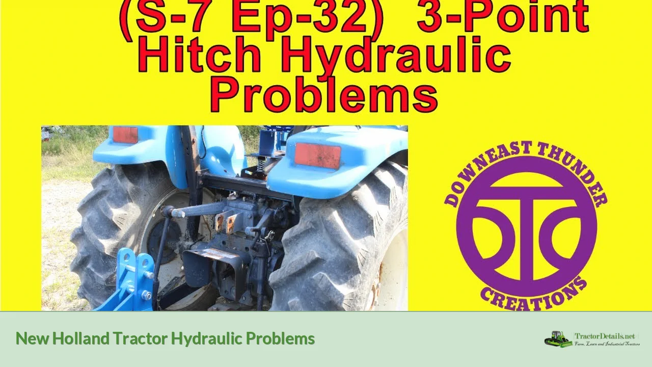 new holland tractor hydraulic problems