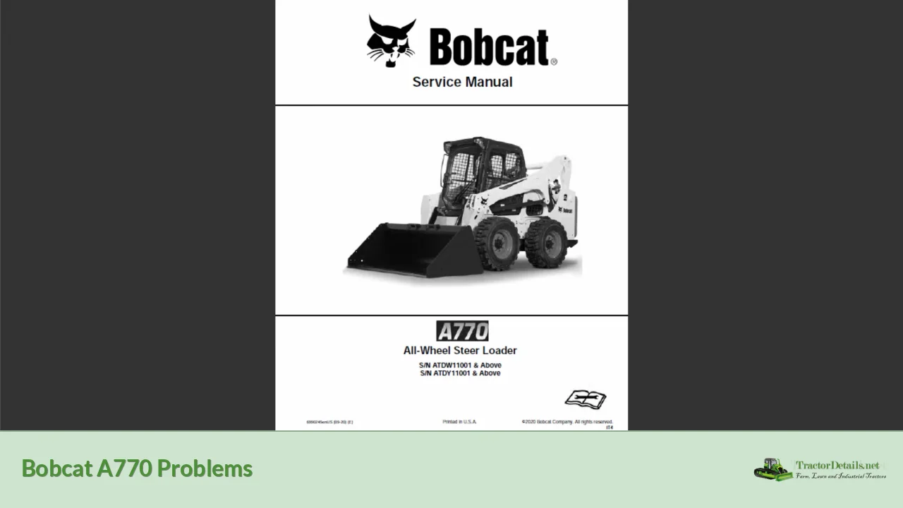 bobcat a770 problems