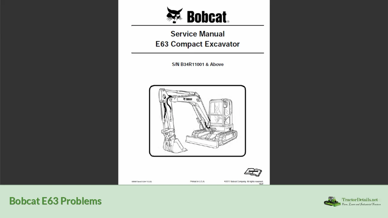 bobcat e63 problems