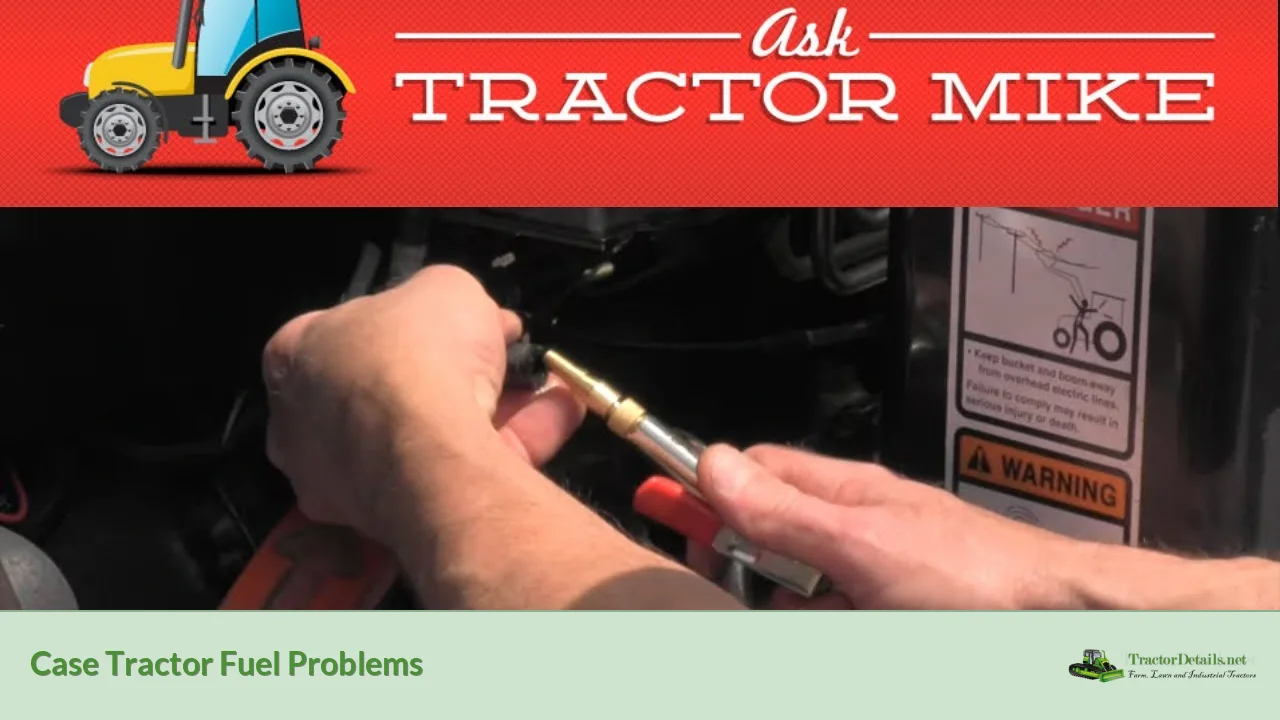 case tractor fuel problems