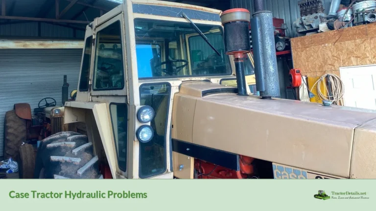 case tractor hydraulic problems