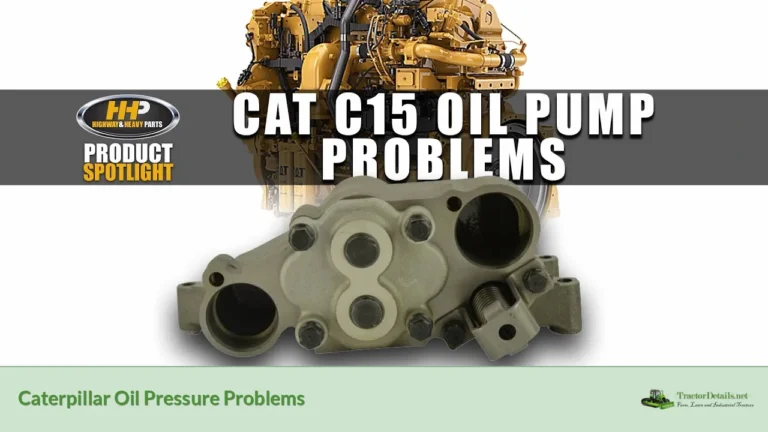 caterpillar oil pressure problems