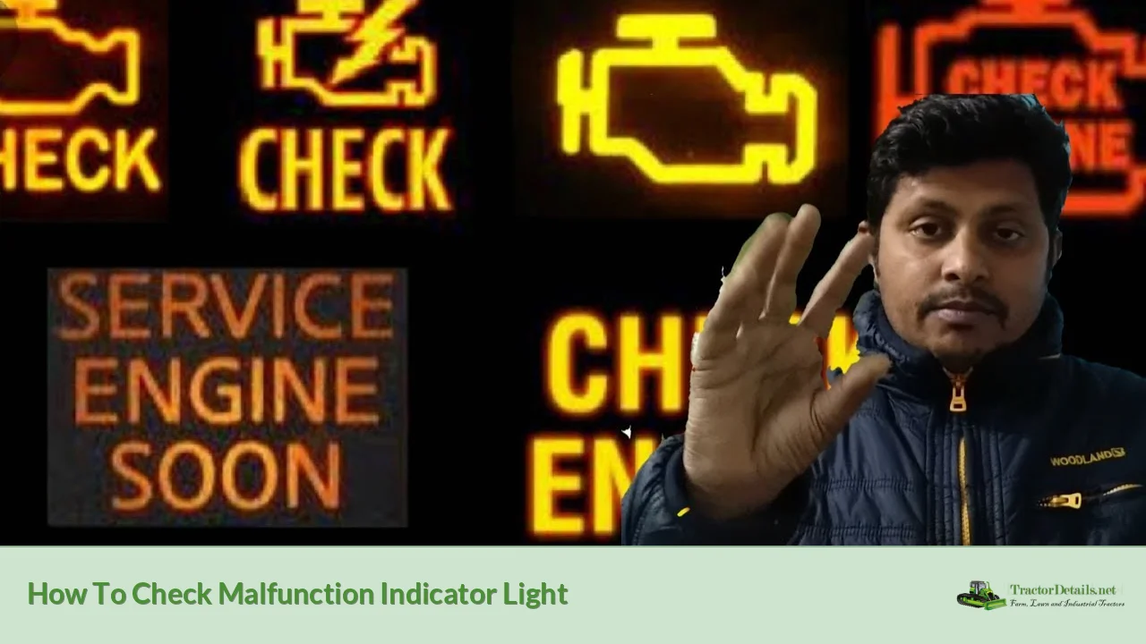 how to check malfunction indicator light