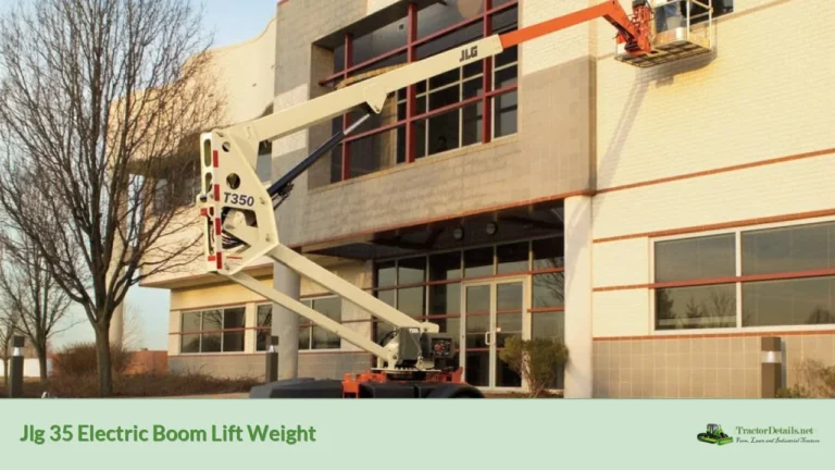 jlg 35 electric boom lift weight