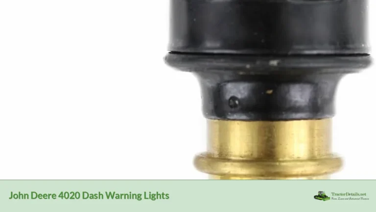 john deere 4020 dash warning lights