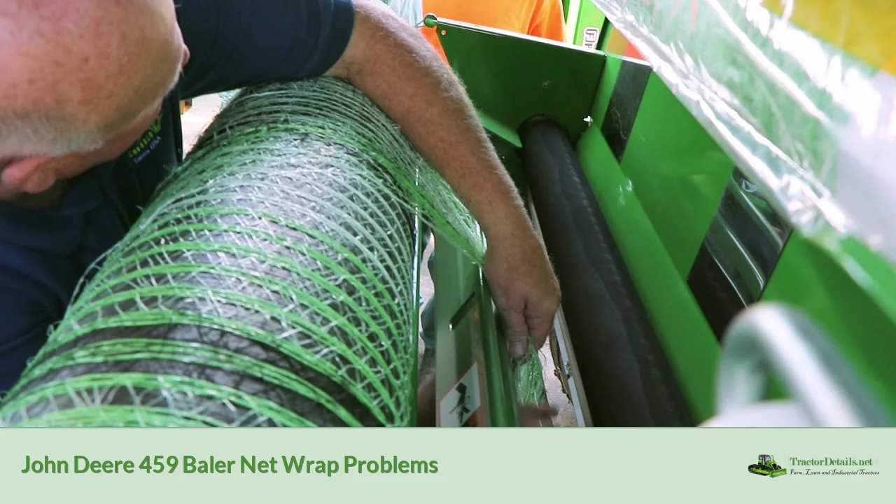 john deere 459 baler net wrap problems