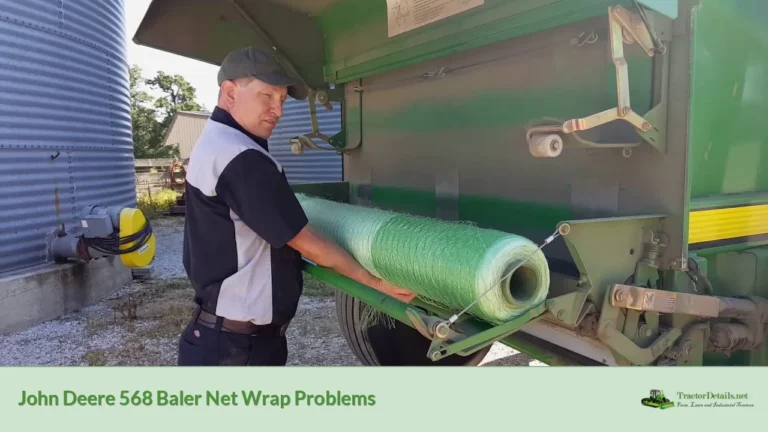 john deere 568 baler net wrap problems