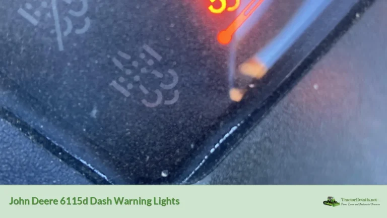 john deere 6115d dash warning lights