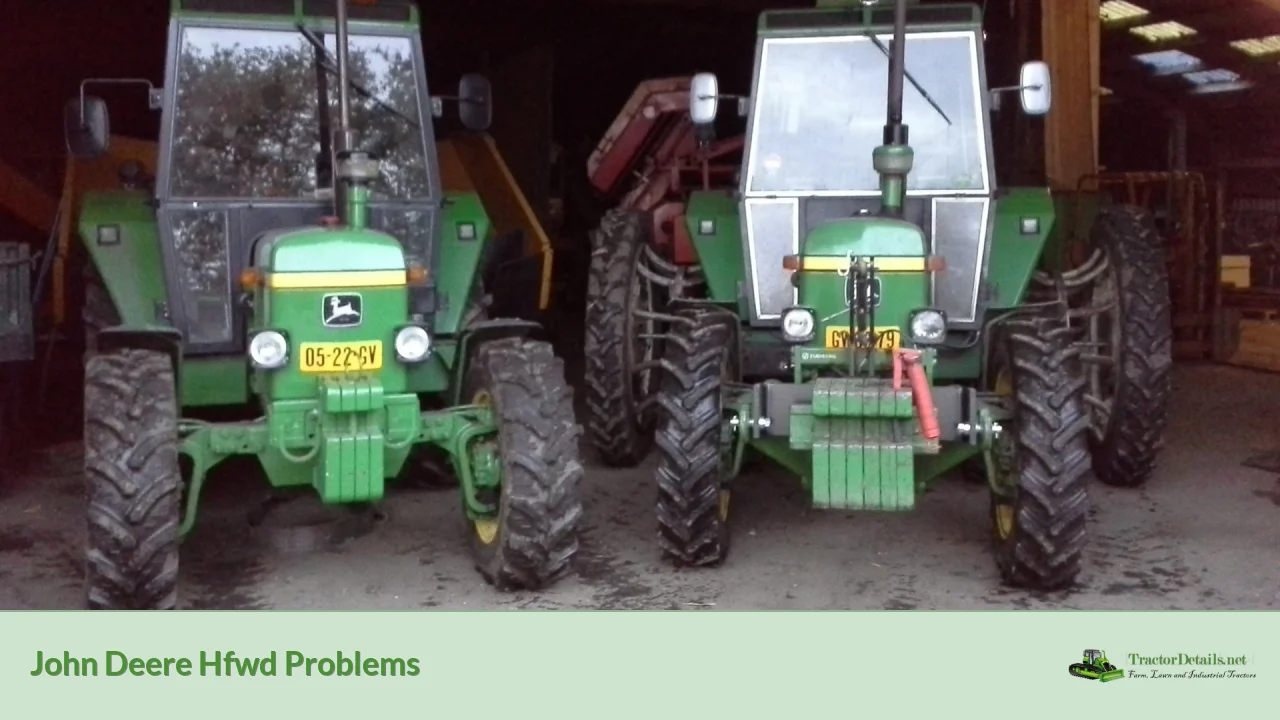 john deere hfwd problems