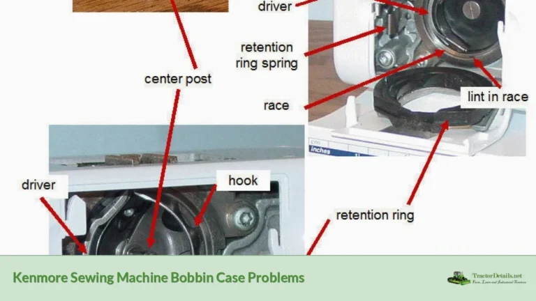 kenmore sewing machine bobbin case problems