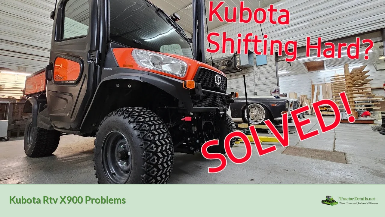 kubota rtv x900 problems