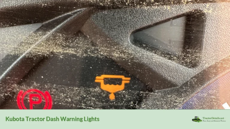 kubota tractor dash warning lights