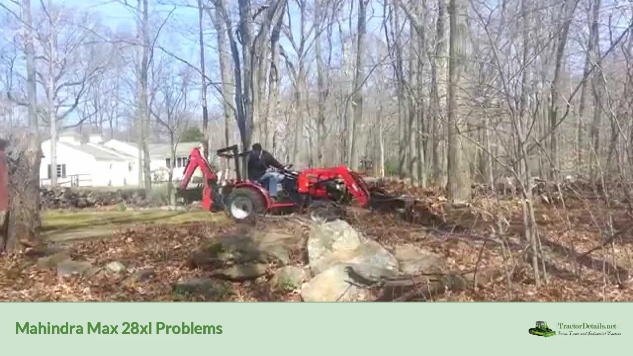 mahindra max 28xl problems