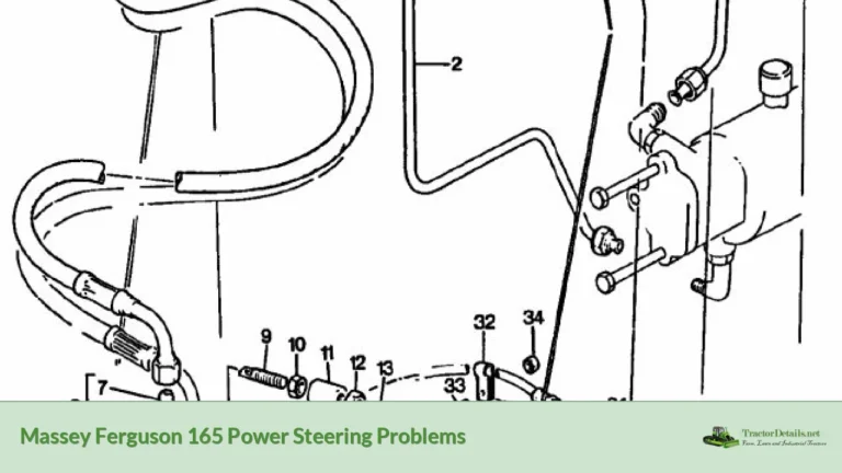 massey ferguson 165 power steering problems