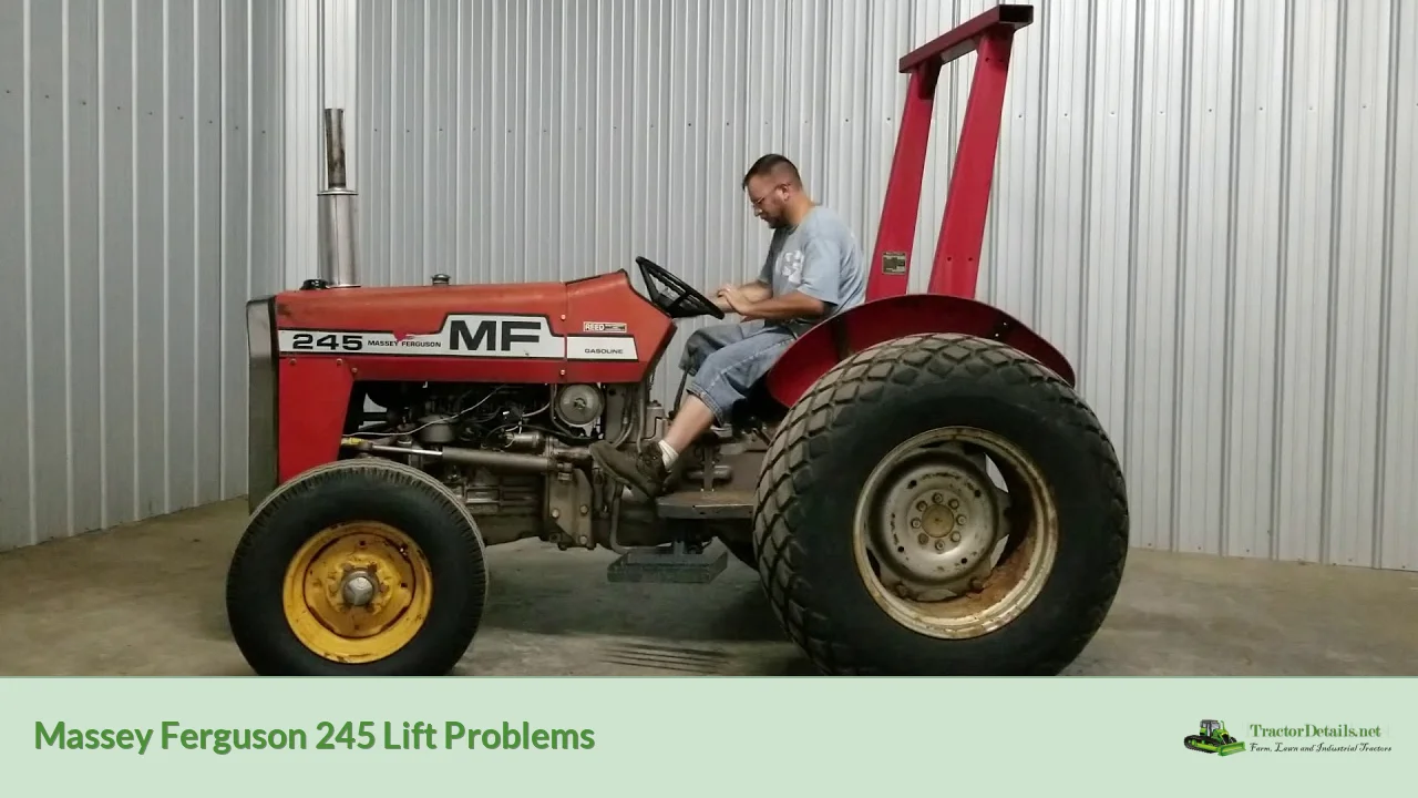 massey ferguson 245 lift problems