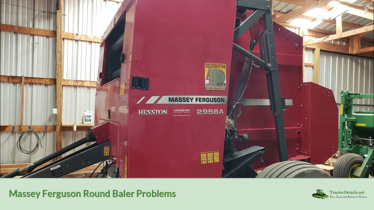 massey ferguson round baler problems