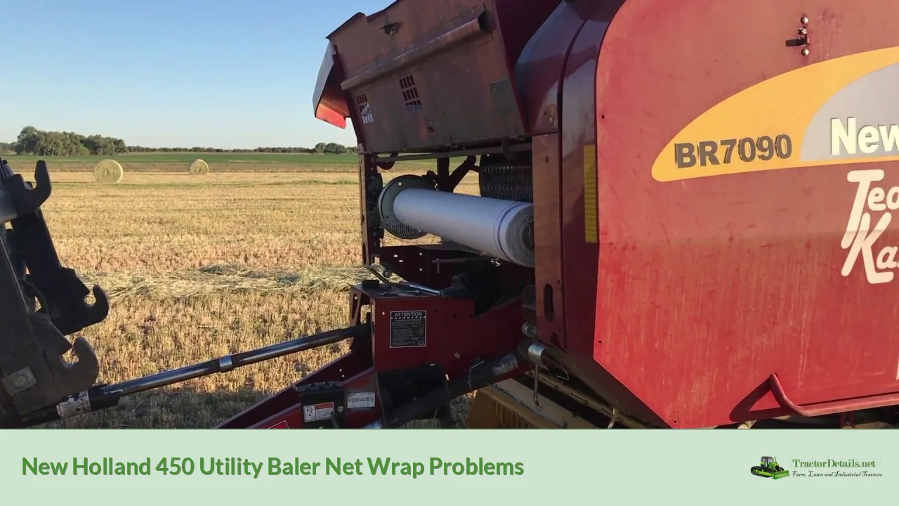 new holland 450 utility baler net wrap problems