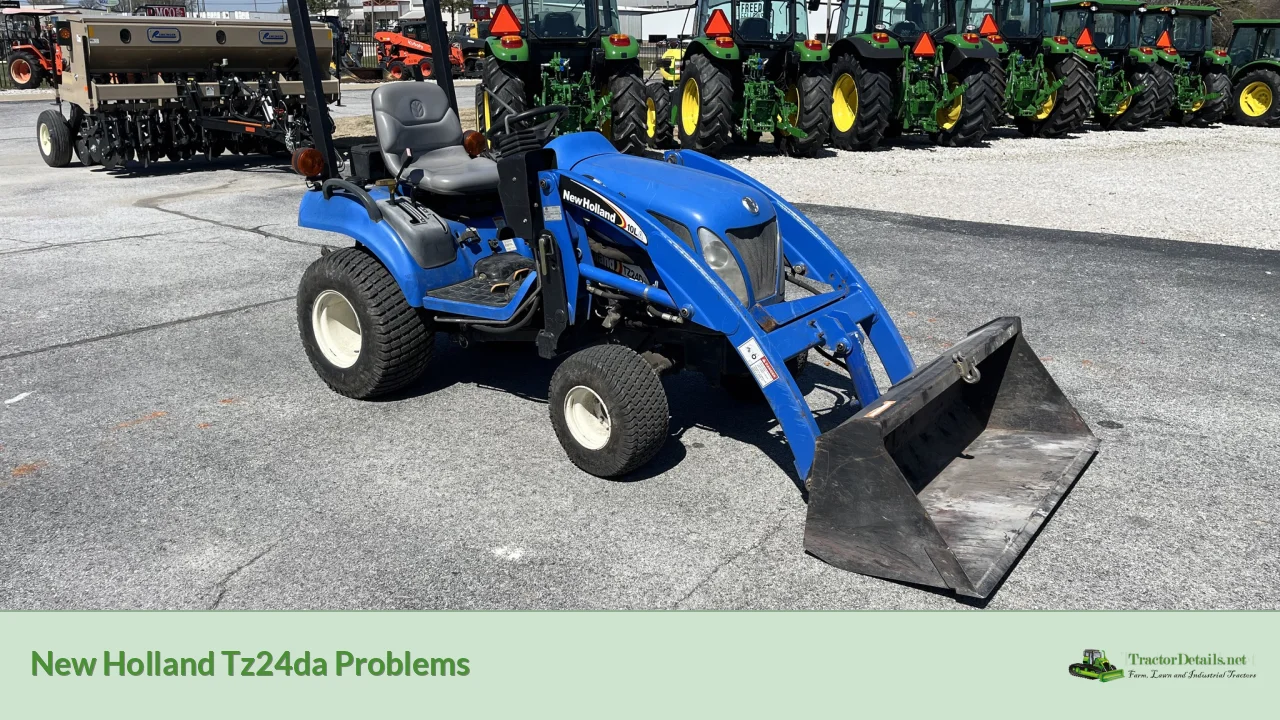 new holland tz24da problems