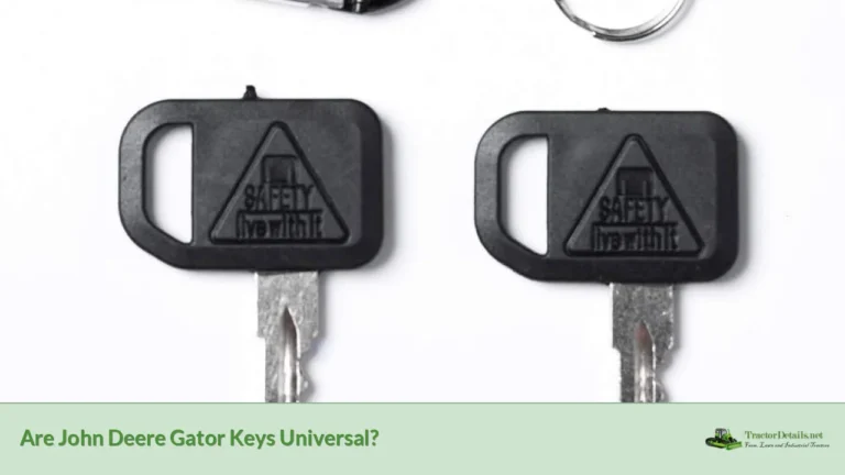 are john deere gator keys universal?