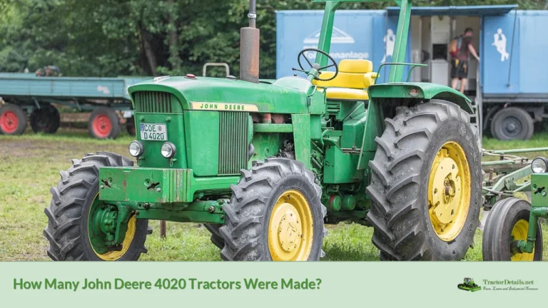 how many john deere 4020 tractors were made?