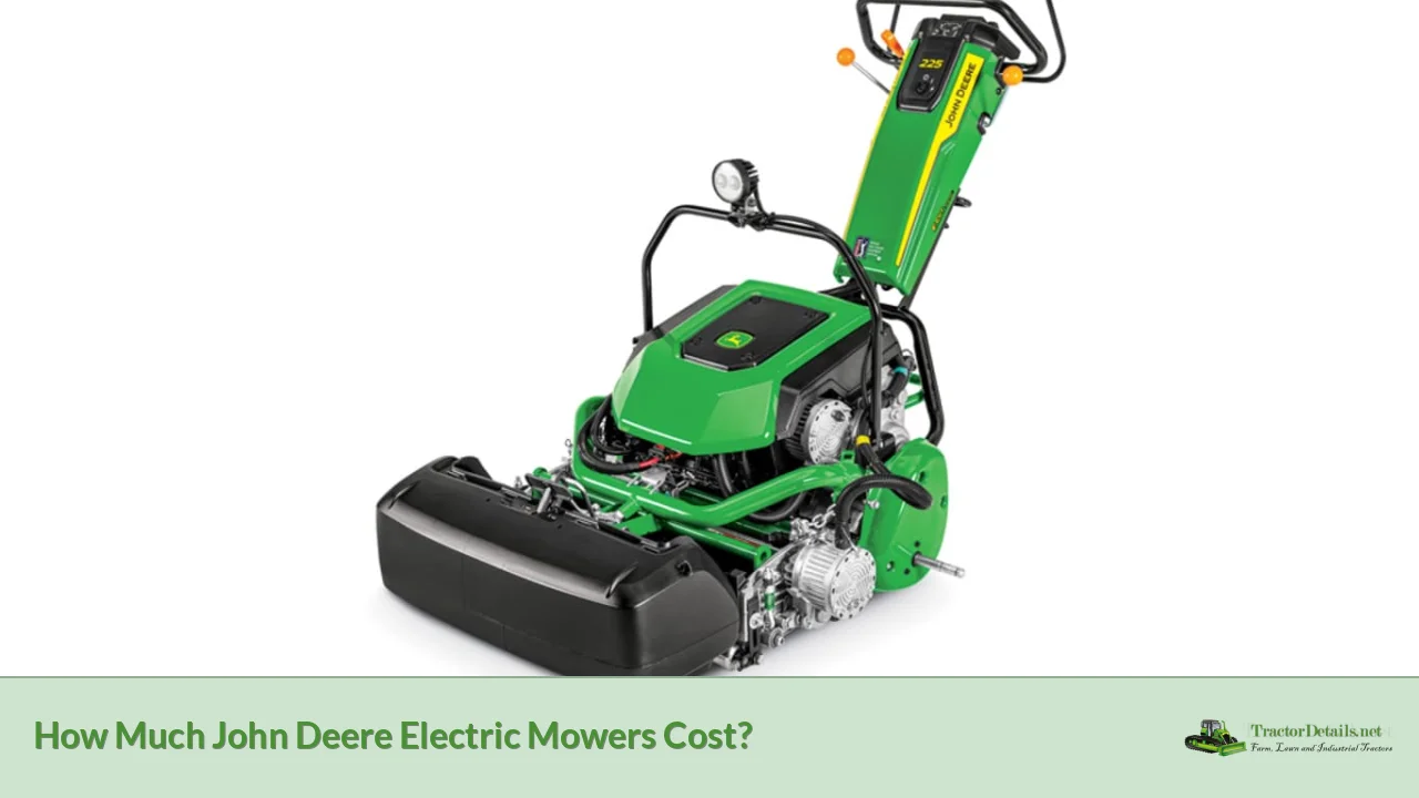 how much john deere electric mowers cost?