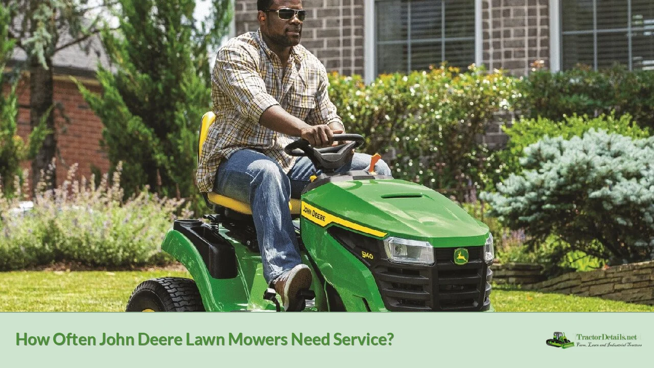 how often john deere lawn mowers need service?