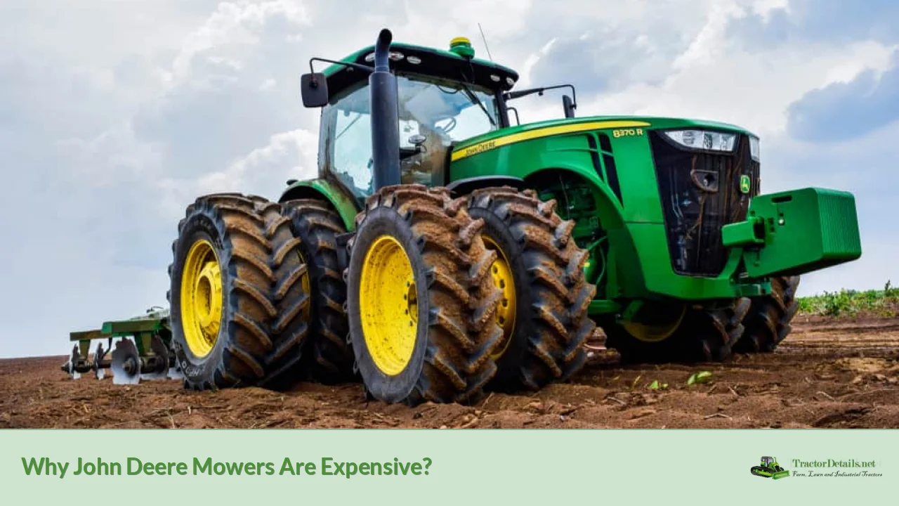 why john deere mowers are expensive?